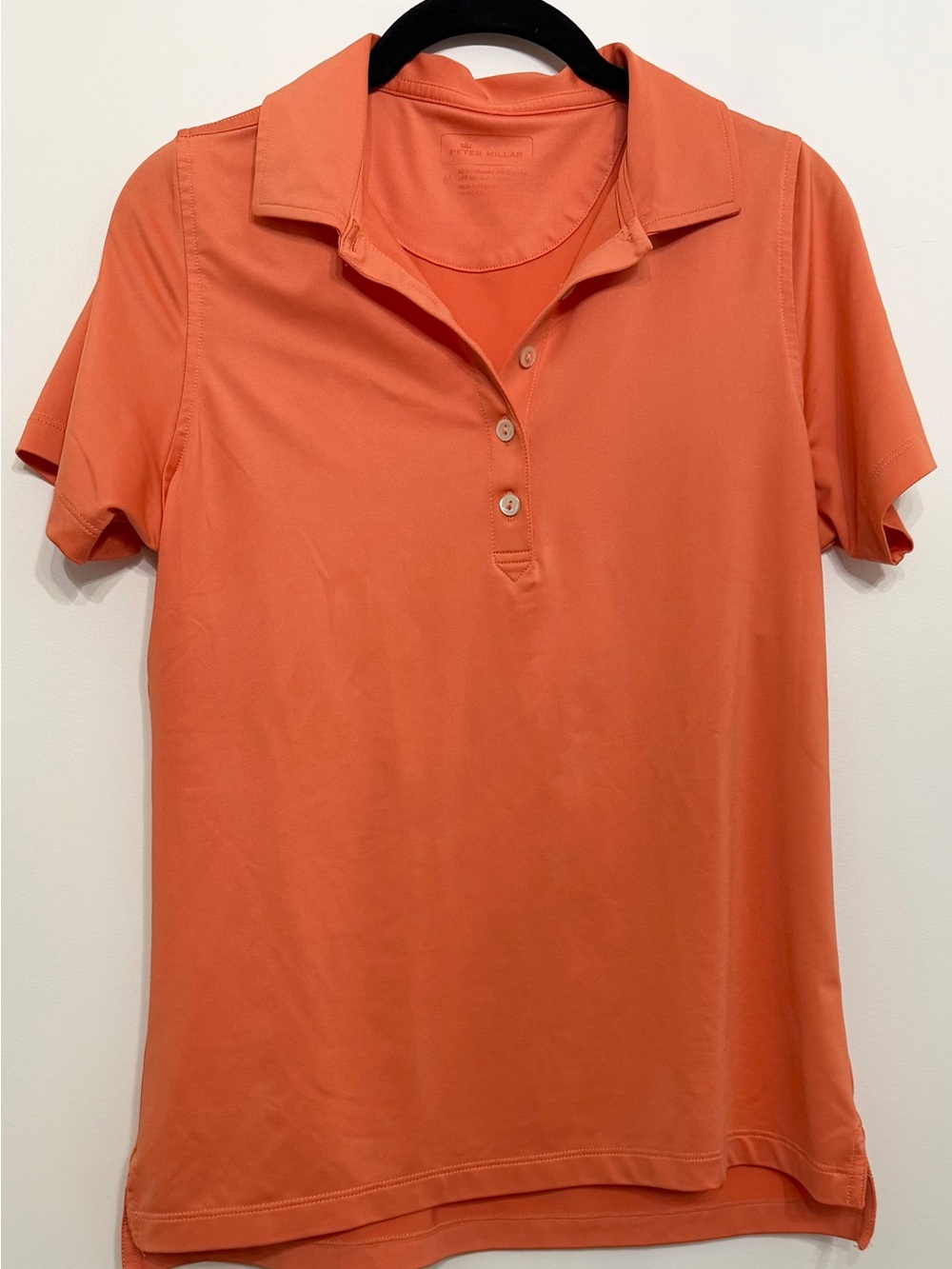 Peter Millar Orange Short Sleeve Women’s Golf Performance Polo